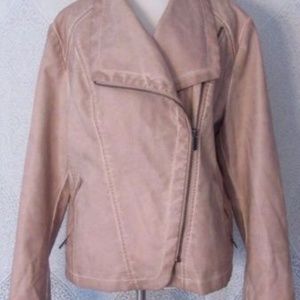 ISO Bagatelle Leather Asymmetrical Zip Jacket